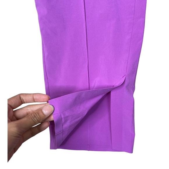 ATHLETA Women Size 10 Brooklyn Heights Vienna Slim Purple Pockets Lightweight - Picture 7 of 12